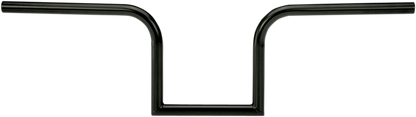 Black BILTWELL Frisco handlebar for motorcycles, featuring a sleek, curved design with mounting points visible.