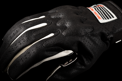 Black ICON Airform Slabtown™ gloves in small size with textured palms and reinforced fingertips, designed for durability and comfort.