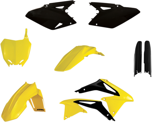 ACERBIS Full Replacement Body Kit - OE '17 Yellow/Black 2198045569 - Howling Moto