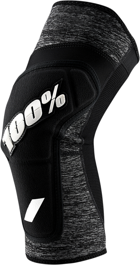100% Ridecamp Knee Guards - Gray/Black - Small 70001-00005 - Howling Moto
