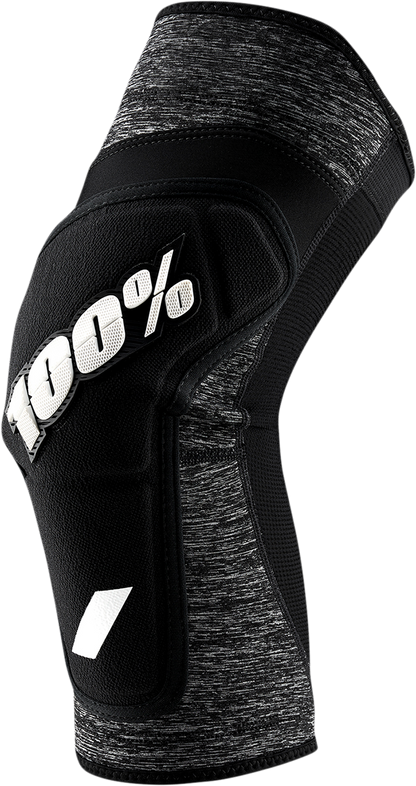 100% Ridecamp Knee Guards - Gray/Black - XL 70001-00008 - Howling Moto