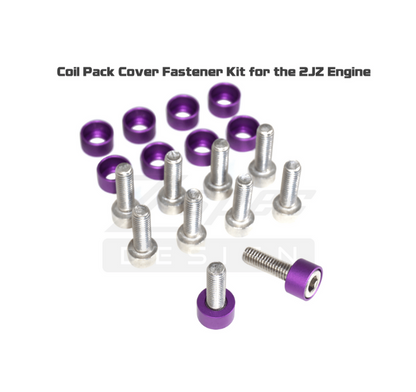 ZSPEC Coil Packs Cover Fastener Kit for 2JZ/1JZ engines, Stainless & Billet - Howling Moto