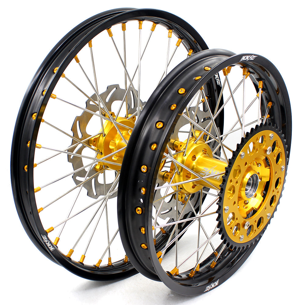 KKE 21/18 Endueo Dirt Spoked Wheels For SUZUKI DRZ400 DRZ400E DRZ400S - Howling Moto