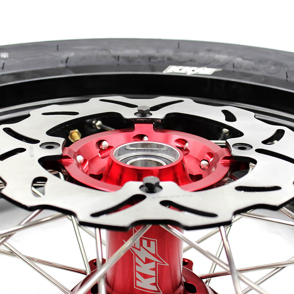 KKE 3.5 & 4.25*17inch Supermoto Wheels CST Tires For HONDA CRF450L 2019-2021 CRF450RL 2021-2025 - Howling Moto