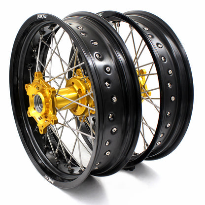 KKE 17Inch Supermoto Dirtbike Wheels For SUZUKI DRZ400SM 2005-2024 - Howling Moto