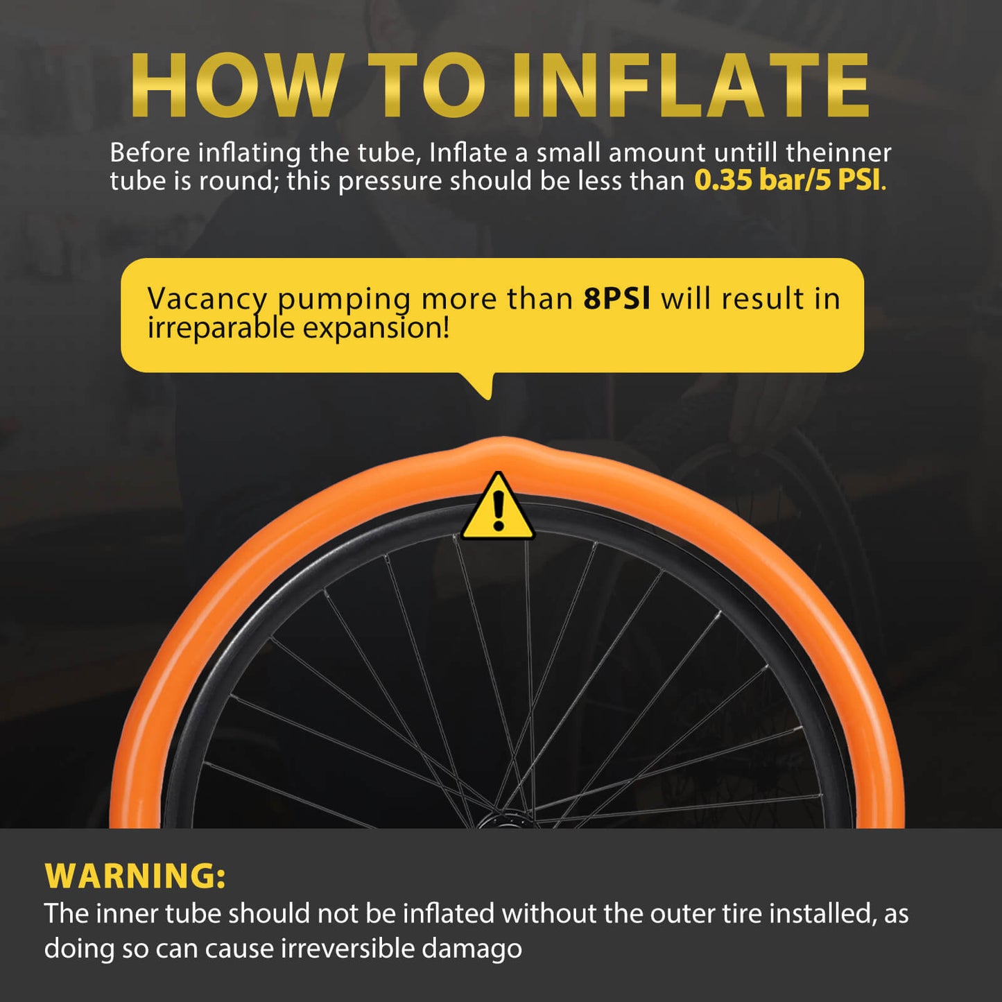TPU Road Bike Tube - 700×35C-47C - Howling Moto