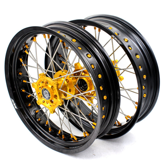 KKE 3.5/4.25*17 Inch Supermoto Wheels For SUZUKI DRZ400SM 2005-2024 CST Tires Rim - Howling Moto