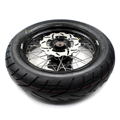 KKE 3.5/4.25*17" Cush Drive Wheels For SUZUKI DR650SE 1996-2021 CST Tires