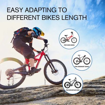 2-Bike Hitch Bike Rack, Folding Fat Tire Bike Carrier, 200 LBS, 2'' Receiver - Howling Moto