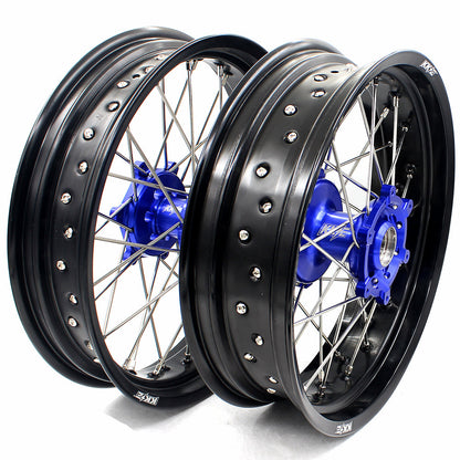 KKE 17 Inch CUSH Drive on Road Supermoto Wheels Rims For SUZUKI DRZ400SM 2005-2024 - Howling Moto