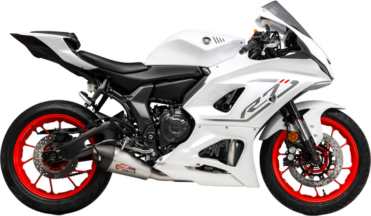 YOSHIMURA, Yoshimura Part 13720AP520 Street AT2 SS Stainless Steel and Carbon Fiber Exhaust for Yamaha
