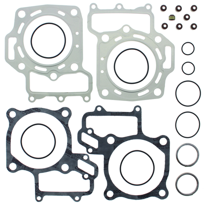 QuadBoss top end gasket set for Arctic Cat 650 V2 and Kawasaki KVF650 Brute Force 4x4, includes engine gaskets and seals.