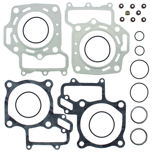 QuadBoss top end gasket set for Arctic Cat 650 V2 and Kawasaki KVF650 Brute Force 4x4, includes engine gaskets and seals.