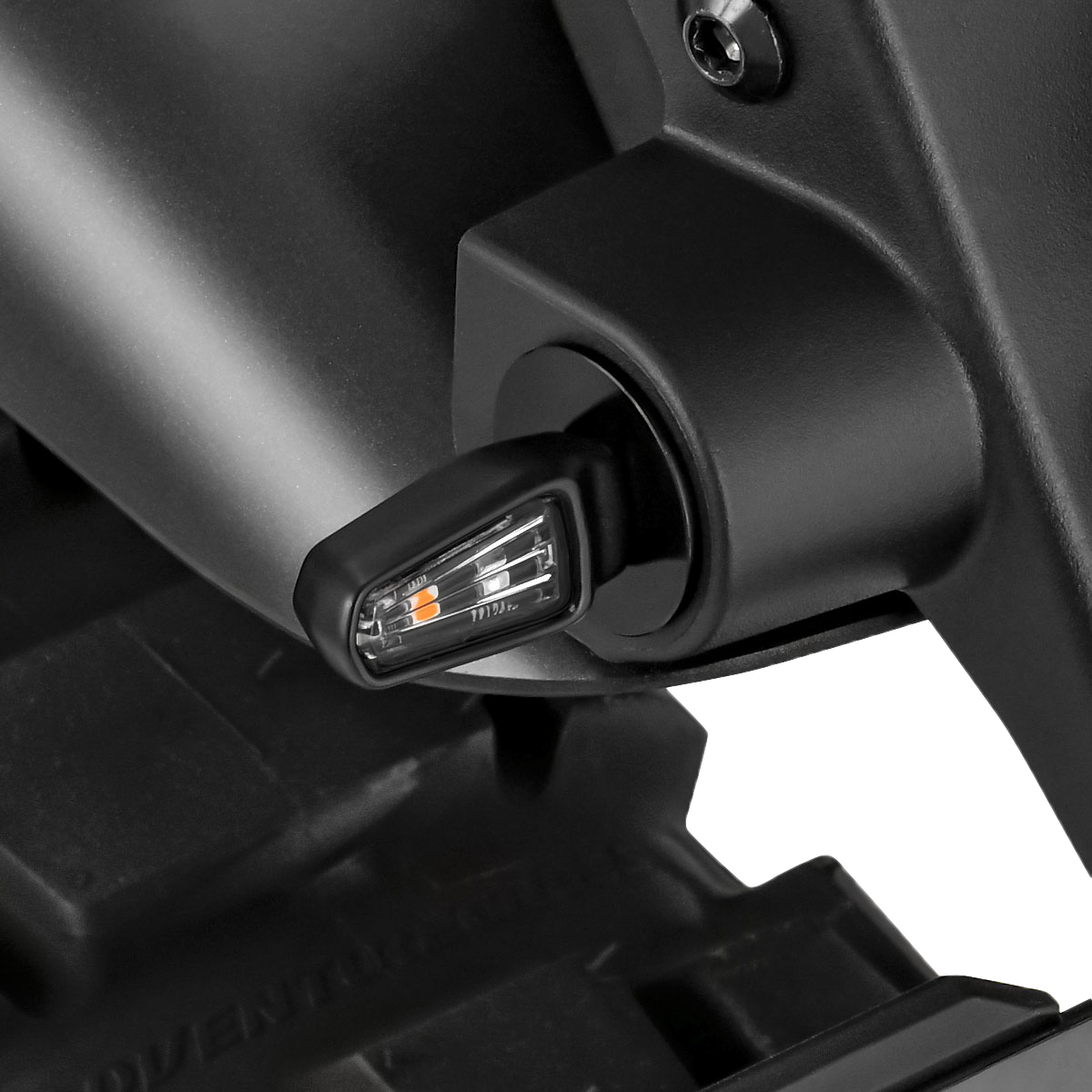 ZETA, ZETA 701 LED Turn Signal with Clear Lens and Matte Black Body – Reliable 12V Motorcycle Signal Light
