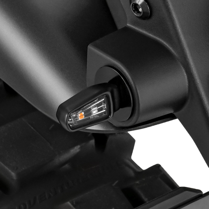 ZETA, ZETA 701 LED Turn Signal with Clear Lens and Matte Black Body – Reliable 12V Motorcycle Signal Light