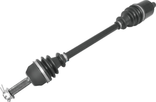 QuadBoss Polaris Ranger 500 4x4 front left rugged axle part 609425, durable metal component for all-terrain utility vehicles.