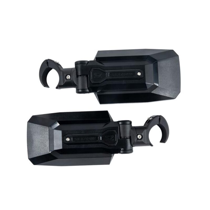 Seizmik, Seizmik TrailRider Side View Mirrors for Polaris, Can-Am, Honda, Kawasaki – Adjustable Pair with Impact-Resistant Housing