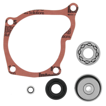 QuadBoss water pump rebuild kit for Polaris ATV and Magnum models, featuring gaskets and seals for engine repair.