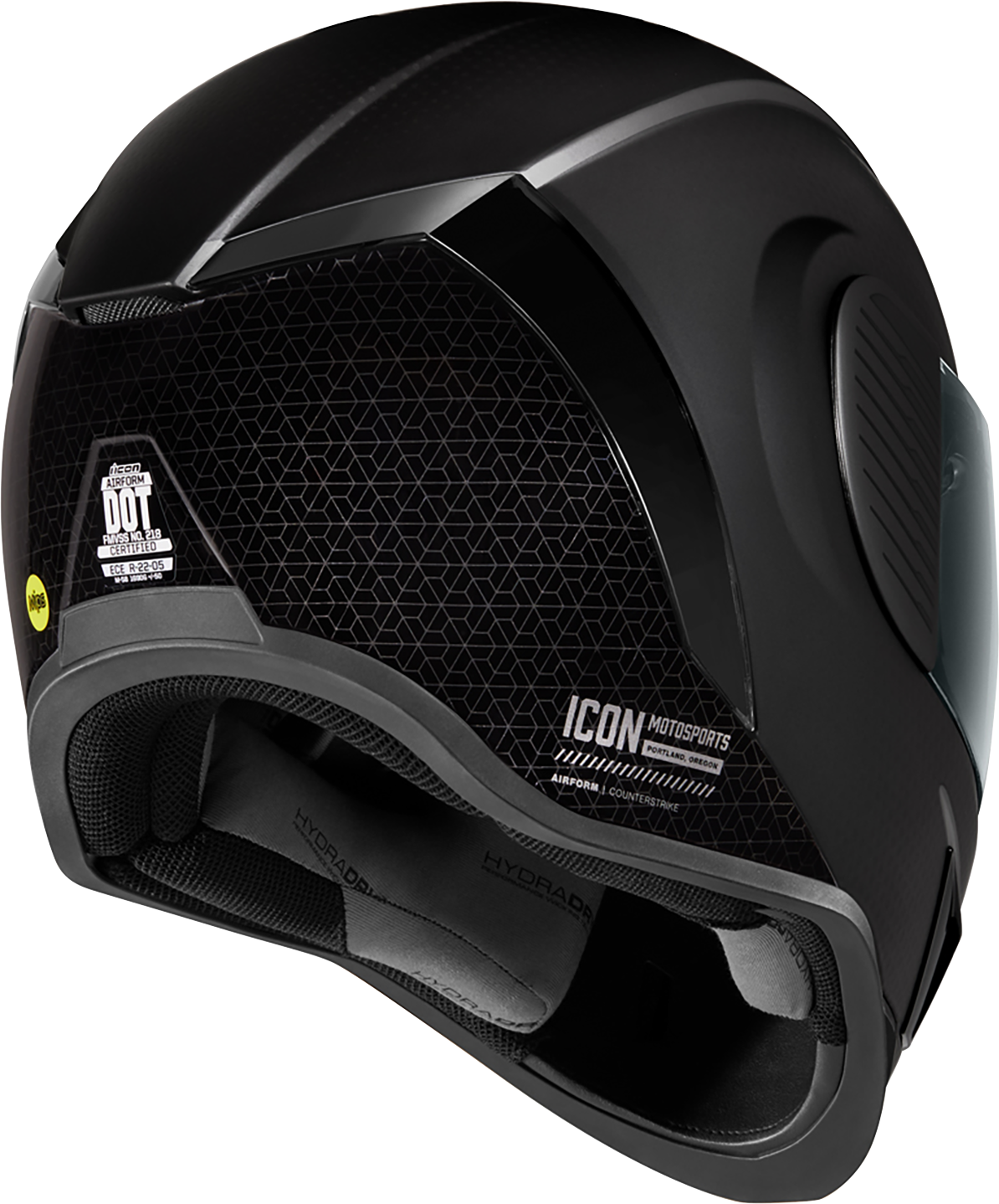 Black ICON Airform™ Helmet for Counterstrike with MIPS® technology, XL size, featuring a sleek design and safety features.