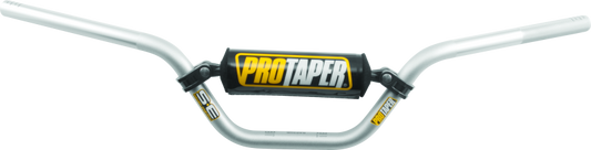 Silver ProTaper SE Raptor Handlebar by Bill's Exhausts, showing the curved, durable aluminum handlebar for motocross bikes.