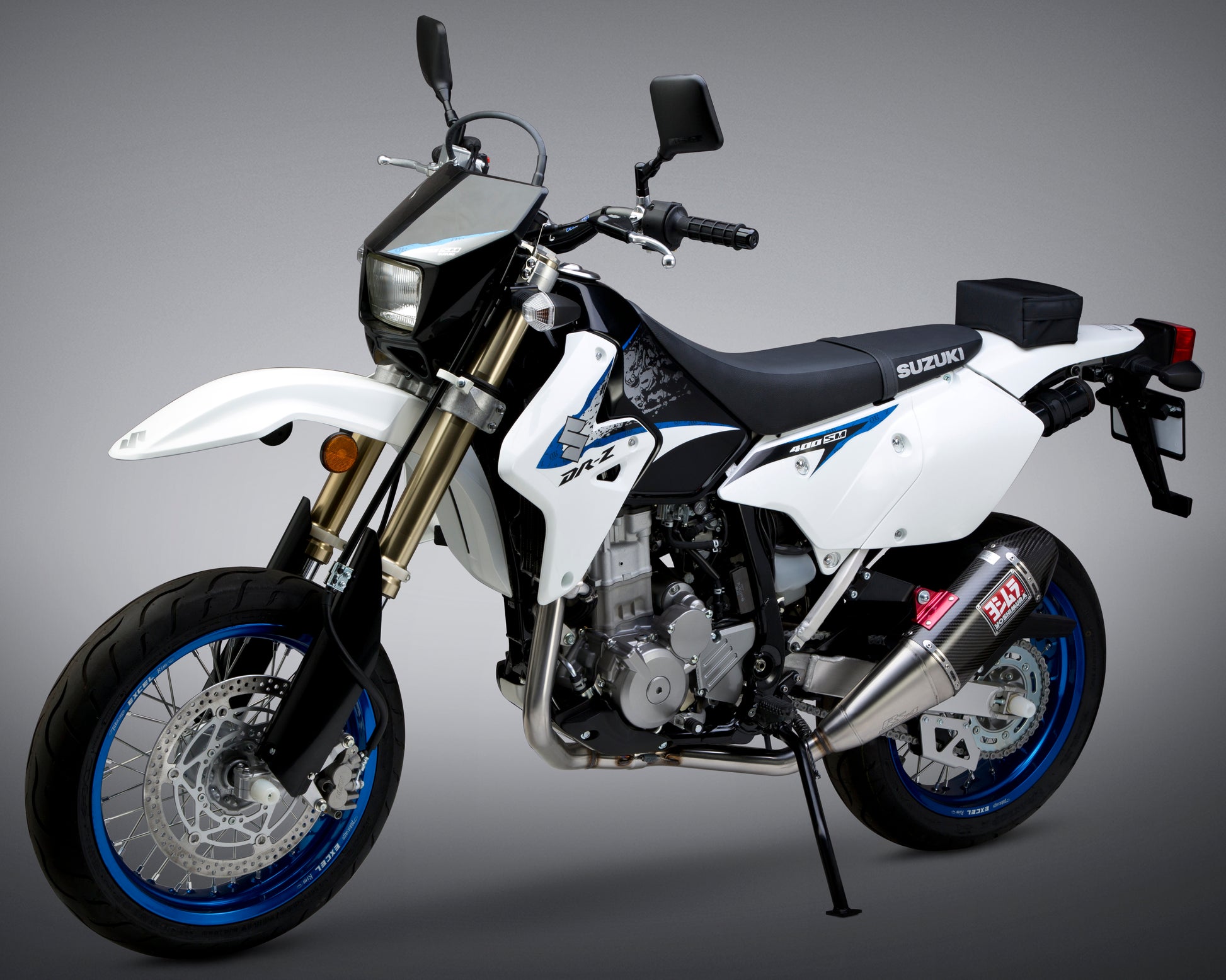 YOSHIMURA Yoshimura Part 116600D220 Signature RS 4 full exhaust system for dual applications, shown in the image.