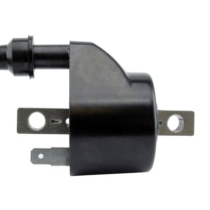 RM STATOR external ignition coil part RM06158, plug-and-play replacement, shown in the image with wiring and coil details.