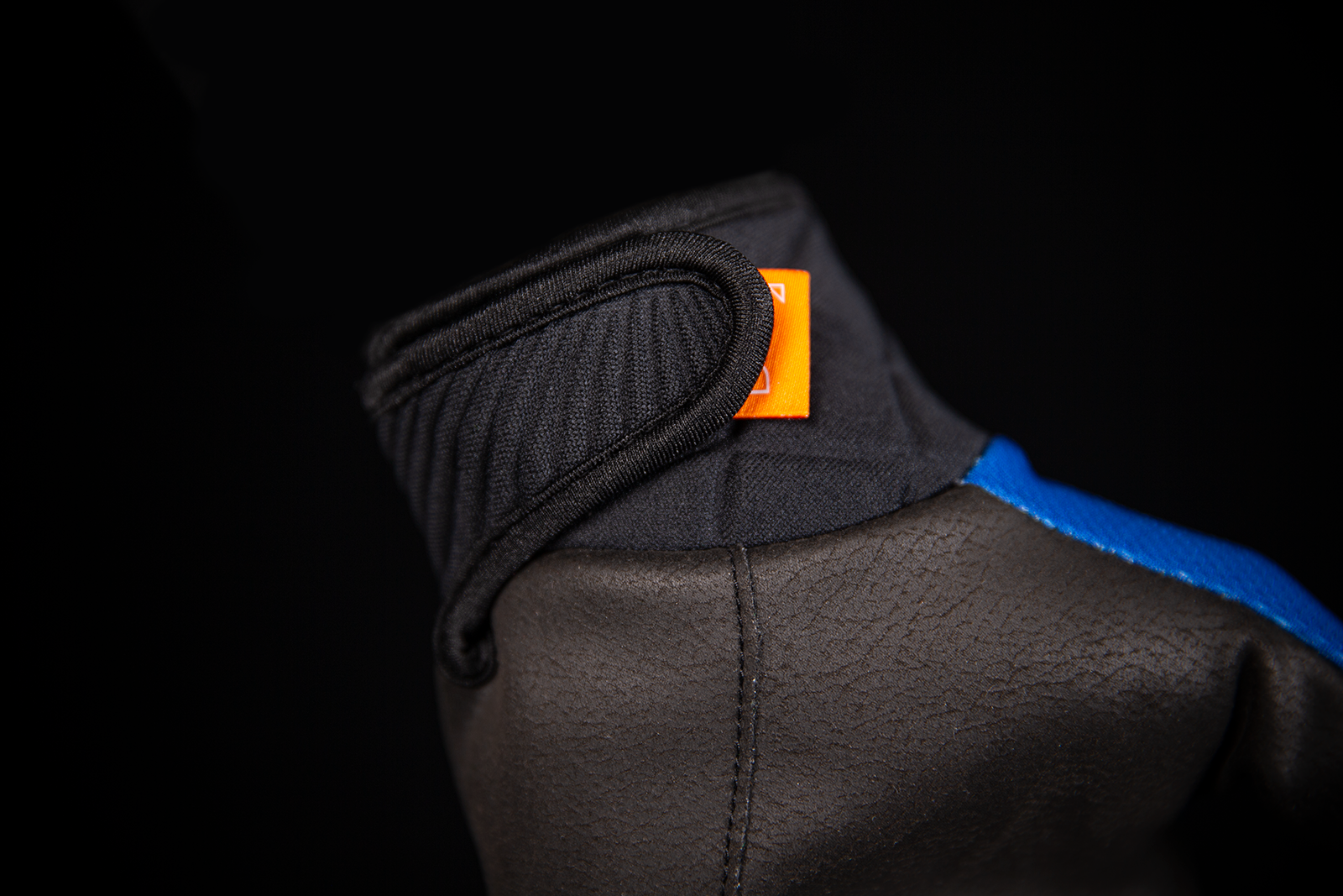 Blue ICON Anthem 2 CE™ gloves by Bill's Exhausts, small size, showing the sleek protective glove design with textured palm.