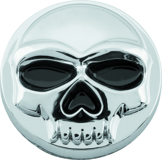 Kuryakyn, Kuryakyn Replacement Zombie Windshield Emblem Chrome for Harley Davidson Touring Models