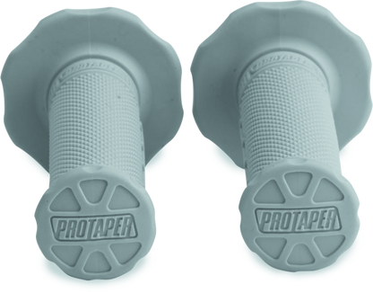 ProTaper 1/3 Micro Grips in medium light gray, designed for motorcycle handlebar control, by Bill's Exhausts.