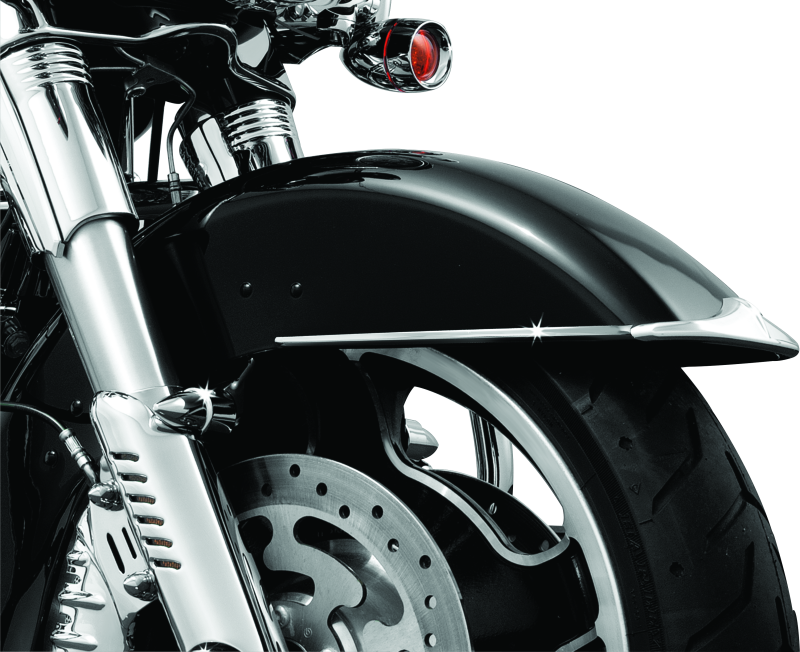 Kuryakyn, Kuryakyn Front Fender Side Trim Chrome for Harley Davidson FLHX and FLTR Models Part #7786