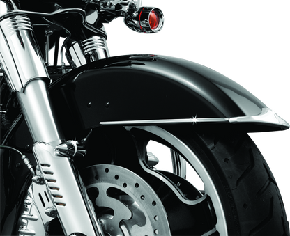 Kuryakyn, Kuryakyn Front Fender Side Trim Chrome for Harley Davidson FLHX and FLTR Models Part #7786