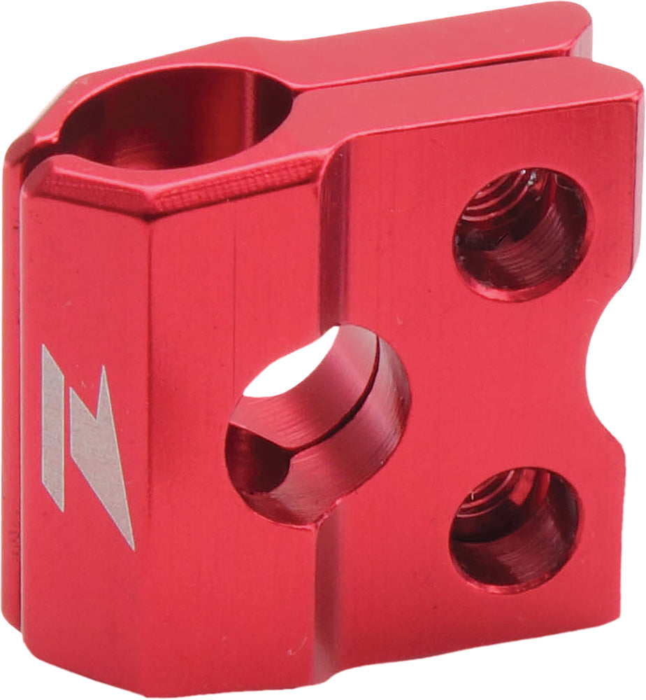 ZETA, ZETA Brake Line Clamp Red with Part Number ZE92-4106 – Lightweight Aluminum Brake Line Support