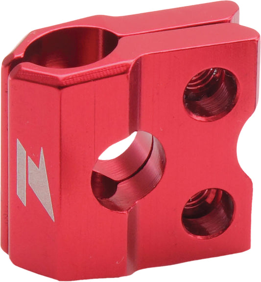 ZETA, ZETA Brake Line Clamp Red with Part Number ZE92-4106 – Lightweight Aluminum Brake Line Support