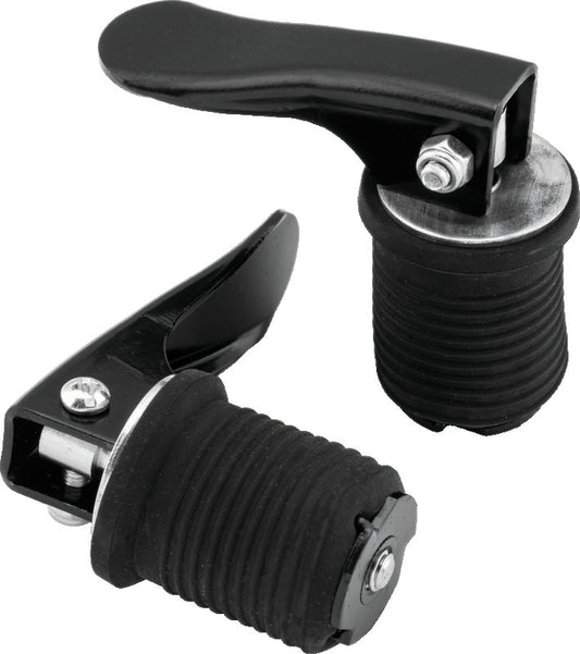 QuadBoss Polaris 900 ACE quick-attach fastener part #563465, close-up of durable black plastic fastener for ATV accessories