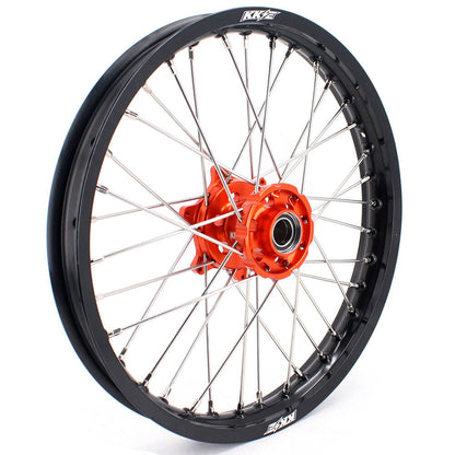 KKE 1.85*19 & 2.15*19 Flat Track Wheels for KTM EXC EXC-F EXC-W 125-530CC 2003-2024 Spoked Rims - Howling Moto