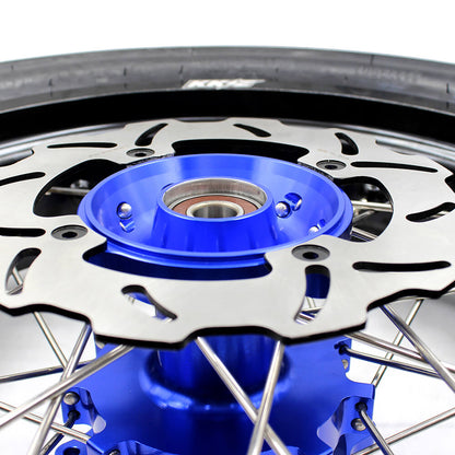 KKE 3.5/4.25*17inch Cush Drive Supermoto Wheels Tires For SUZUKI DR650SE 1996-2021
