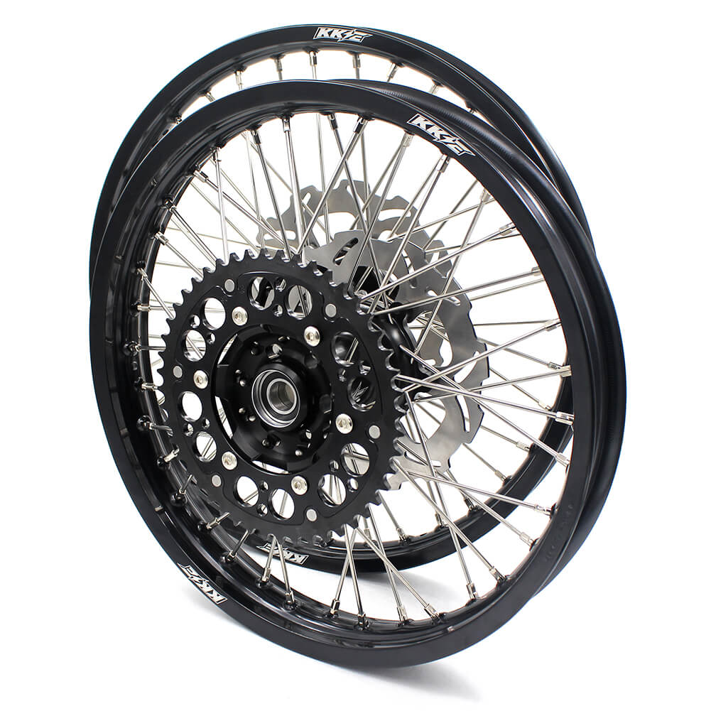 KKE 21 & 19 MX Spoked Wheels Fit SUZUKI RM125 1996-2007 RM250 1996-2008 - Howling Moto