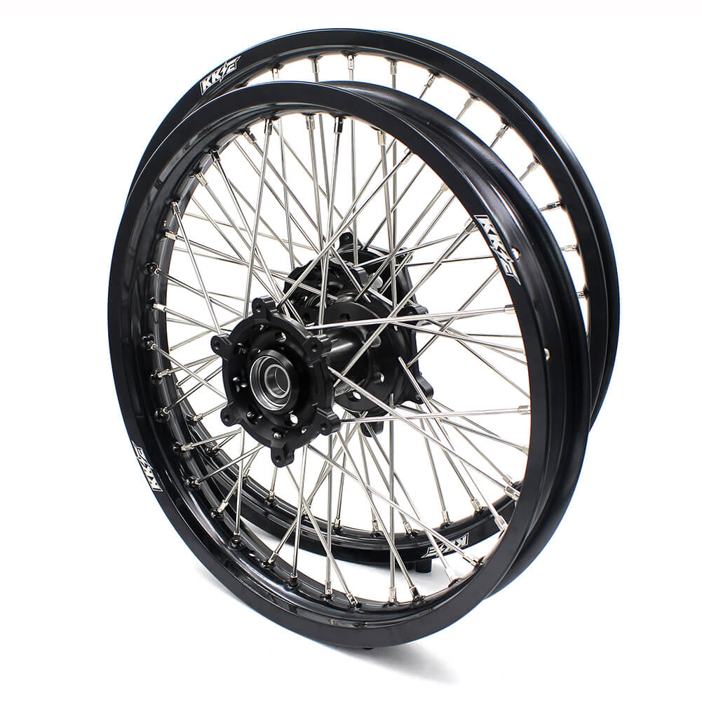 KKE 21 & 18 Enduro Spoked Wheels Fit SUZUKI RM125 1996-2007 RM250 1996-2008 - Howling Moto