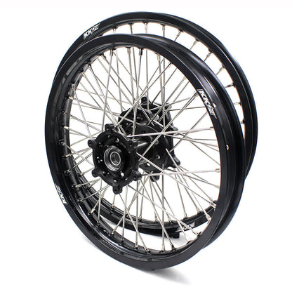 KKE 21 & 18 Enduro Spoked Wheels Fit SUZUKI RM125 1996-2007 RM250 1996-2008 - Howling Moto