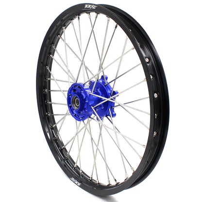 KKE 21 & 18 Enduro Wheels Rims Set for Yamaha WR250R 2008-2020 Blue&Black - Howling Moto