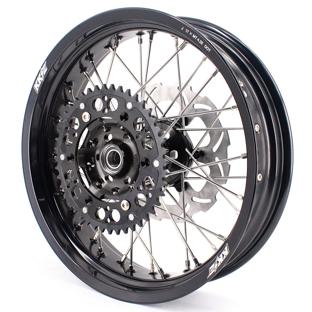 KKE 3.5 & 4.25 Wheels for Yamaha WR250F 2001 WR450F 2003-2018 Black - Howling Moto