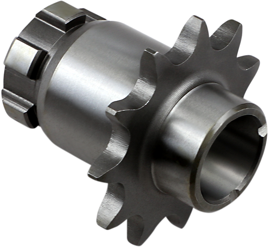 Parts Unlimited 11-tooth countershaft sprocket for Honda motorcycles, showing the metal sprocket with teeth and mounting hole.