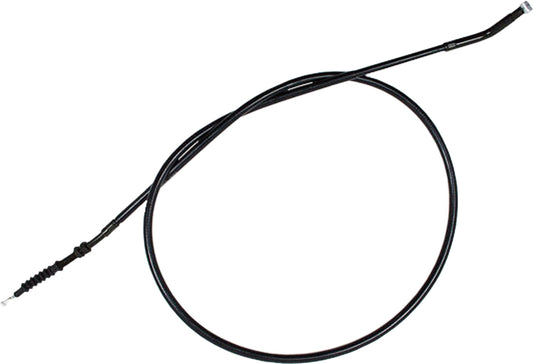 Black vinyl clutch cable by MOTION PRO, part 03-0102, designed for enhanced motorcycle clutch performance.