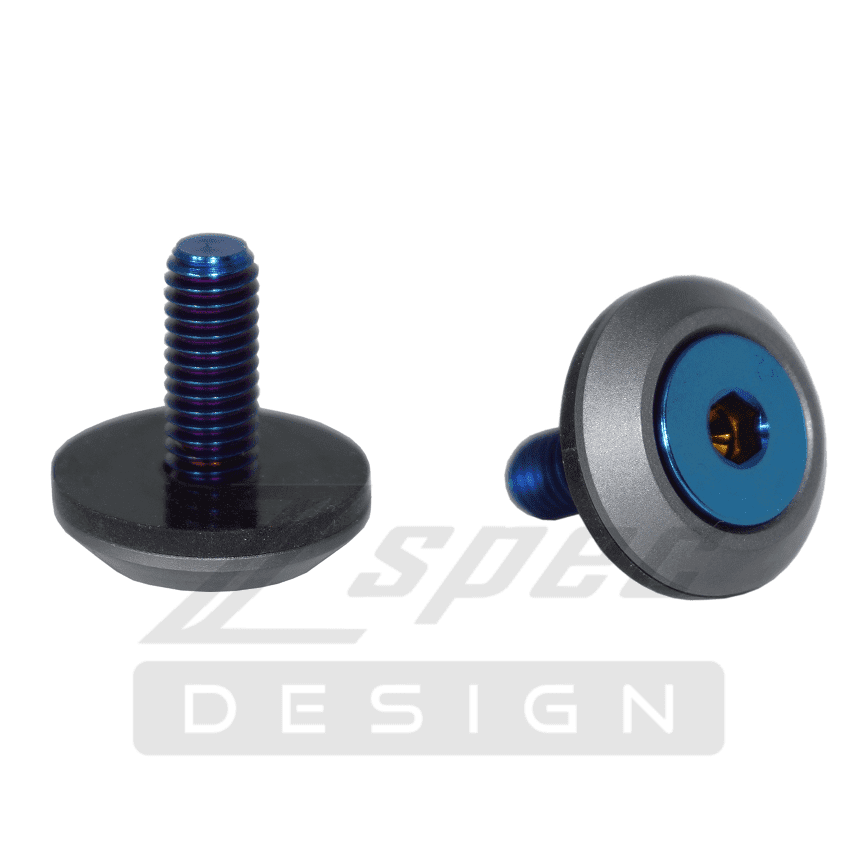 ZSPEC Convertible Deck Catch Fasteners for '93-96 Nissan 300zx, Titanium & Billet - Howling Moto