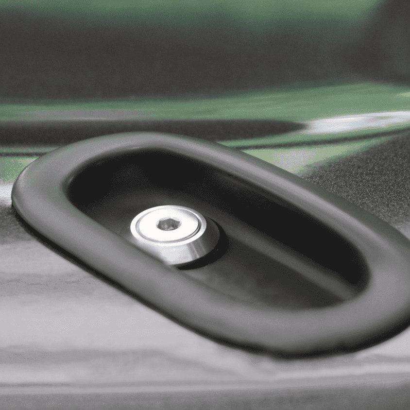 ZSPEC Convertible Deck Catch Fasteners for '93-96 Nissan 300zx, Titanium & Billet - Howling Moto