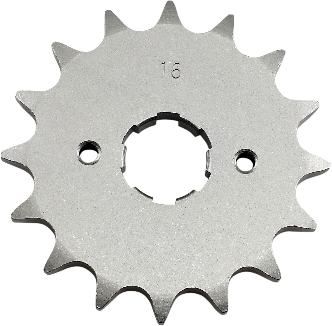 PARTS UNLIMITED Honda countershaft sprocket with 16 teeth, durable metal gear for motorcycle transmission.