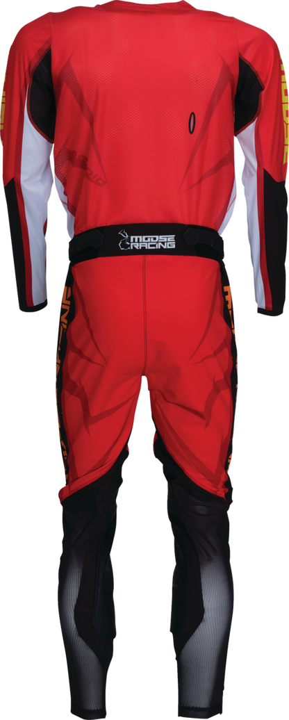 Red, black, and white Moose Offroad Agroid jersey in 2XL with mesh ventilation for off-road riding.