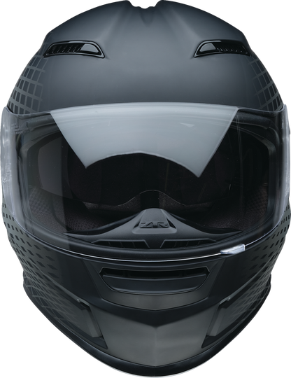 Z1R Jackal Waveform Gray motorcycle helmet with aerodynamic design, anti-fog shield, and advanced ventilation in small size