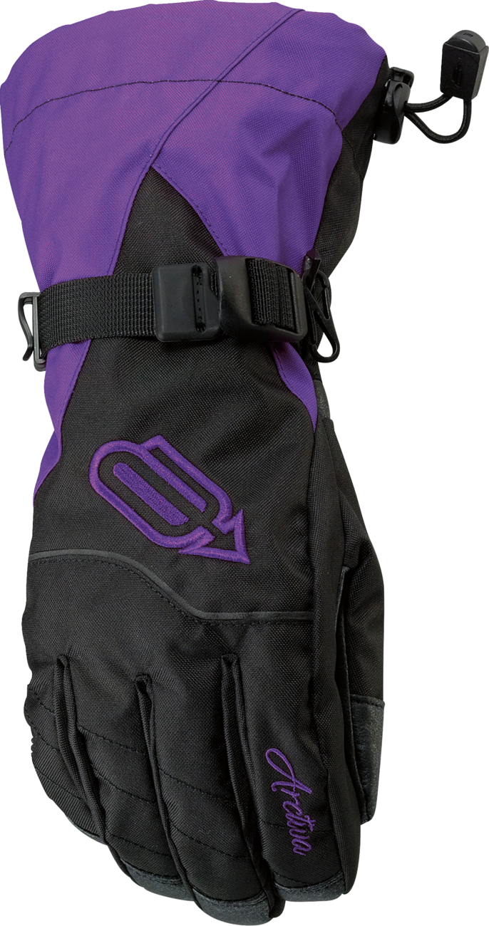 ARCTIVA Women's Pivot Classic 2XL waterproof insulated ski gloves with 3M Thinsulate and Clarino palm, showing the glove's design and material.