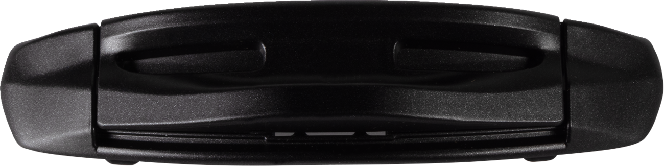 Black Frost ARAI Helmets XG Chin Vent for Contour-X helmets, featuring vent openings and sleek design.